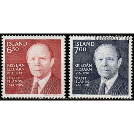 Iceland 1983. 3rd President