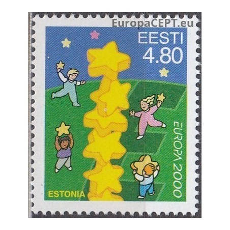 Estonia 2000. Tower of 6 stars (common design)