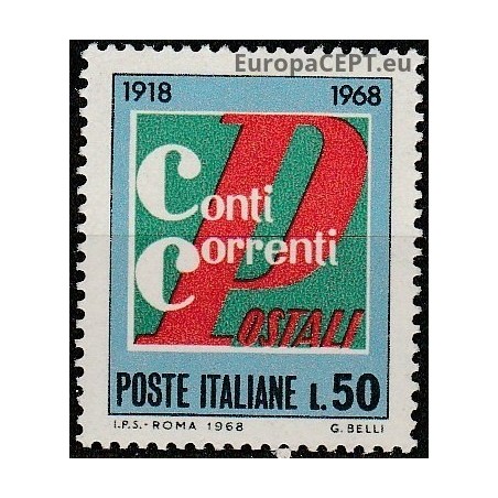 Italija 1968. Pašto istorija