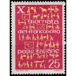 Italija 1968. Pašto ženklo...