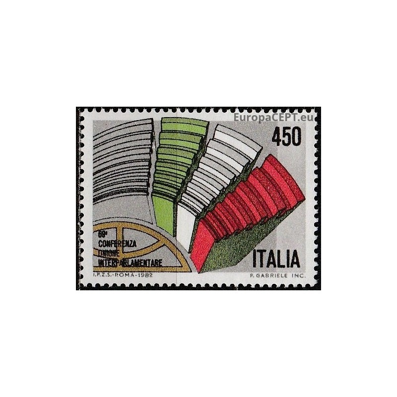 Italy 1982. Inter-Parliamentary Union (IPU)