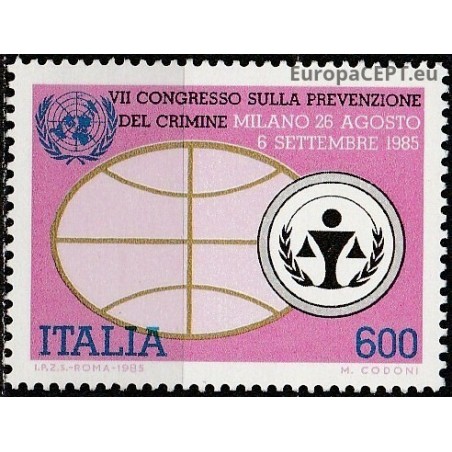 Italy 1985. Crime prevention