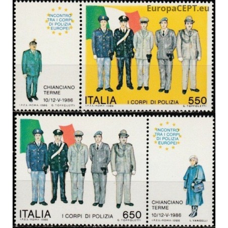 Italija 1986. Policija
