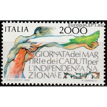 Italija 1986. Nacionalinė nepriklausomybė