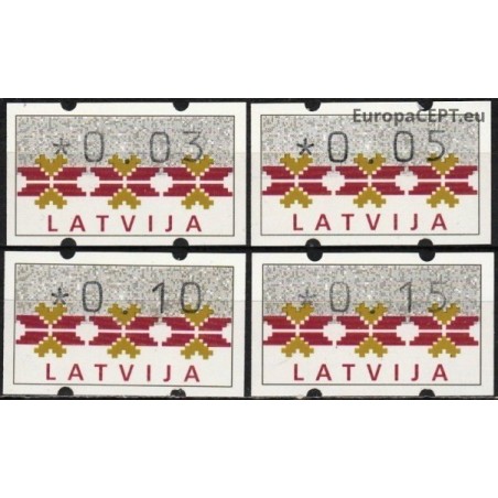 Latvija 1994. Pašto automato ženklai