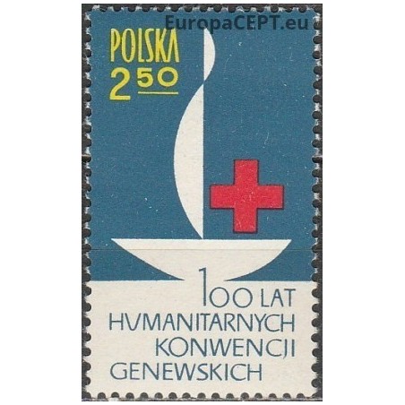 Poland 1963. Red Cross