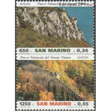 San Marino 1999. Nature reserves and parks