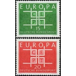 Germany 1963. CEPT: Stylised Cross Composed of U Shapes