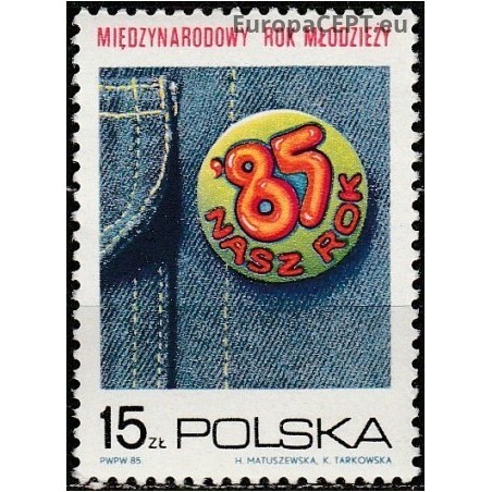 Poland 1985. International youth year