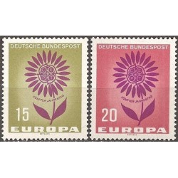Germany 1964. CEPT: Stylised Flower with 22 petals