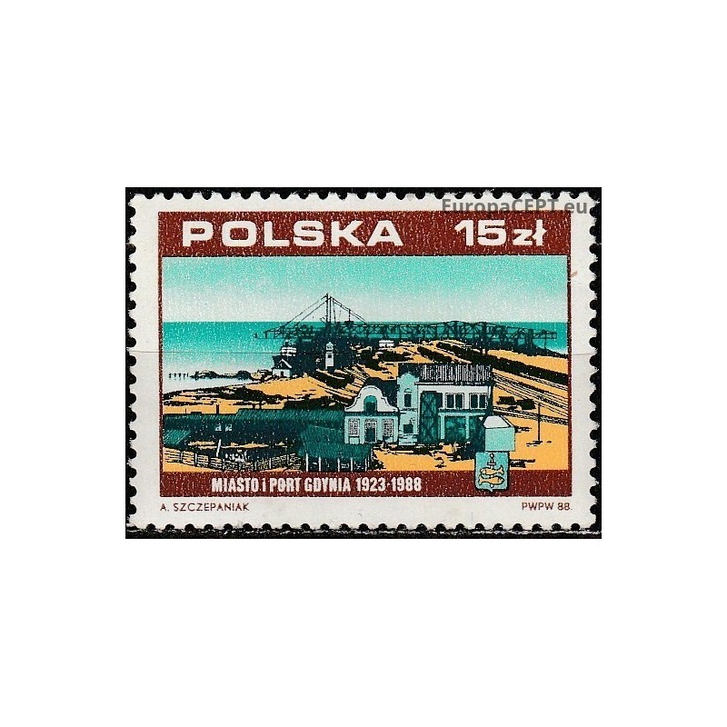 Poland 1988. Port Gdynia