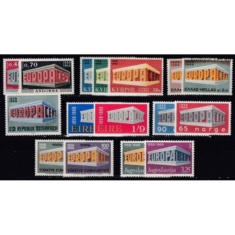 Set of stamps 1969. Europa