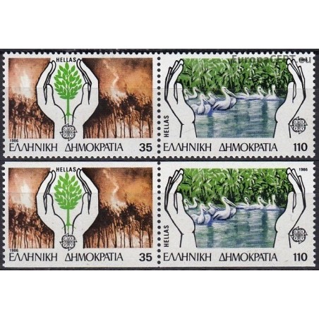 Greece 1986. Nature Conservation (both types)