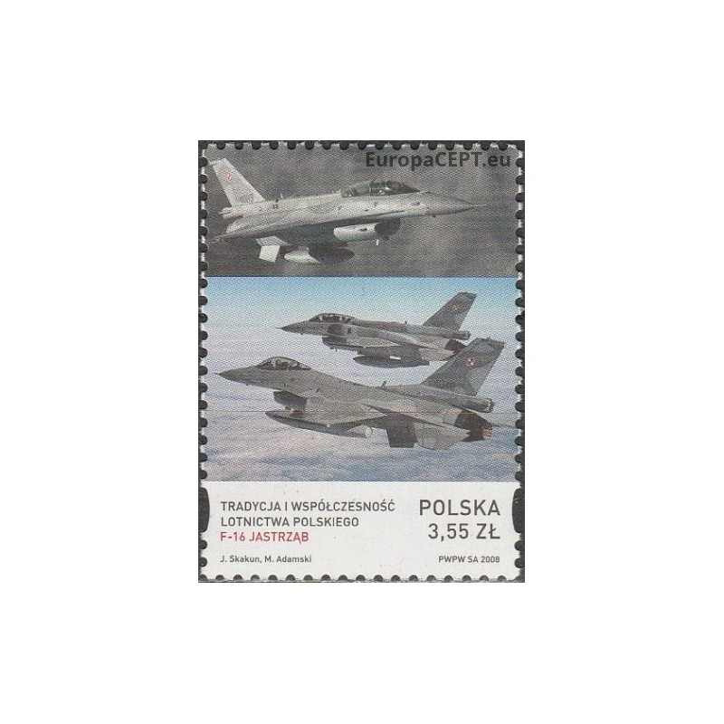 Poland 2008. Military aviation (F-16)
