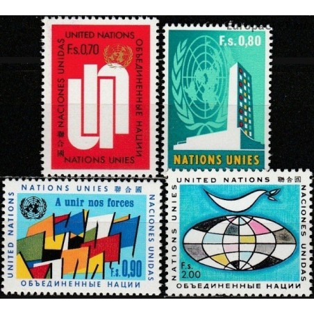 United Nations (Geneva) 1970. Symbols of United Nations