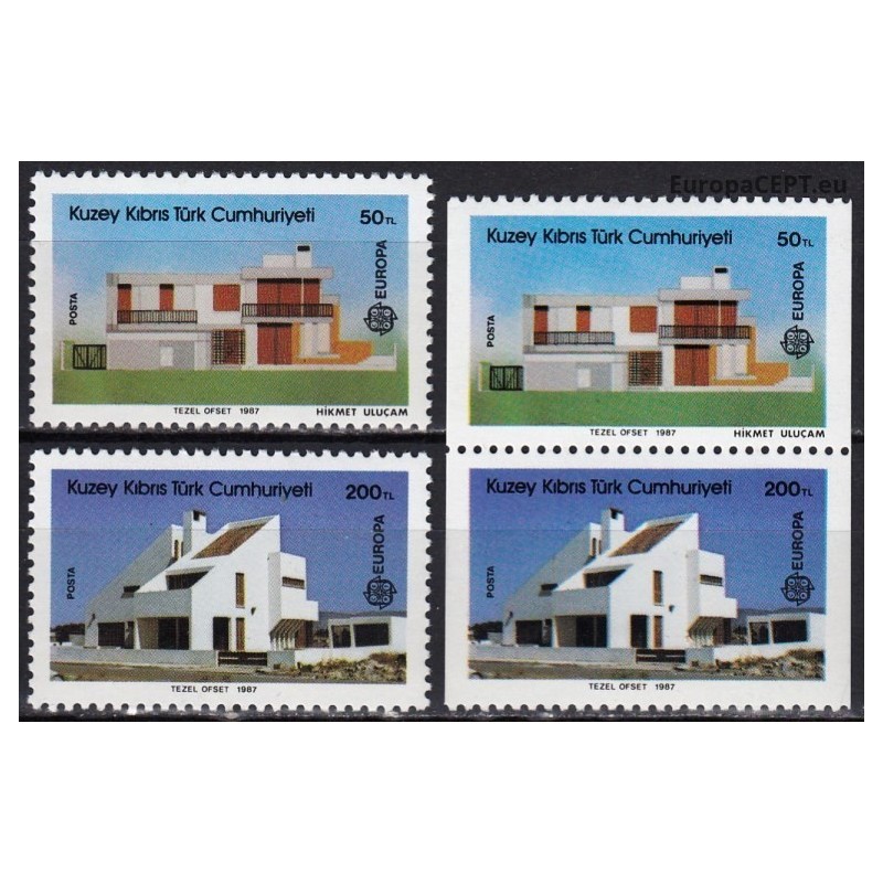Cyprus (Turkey) 1987. Modern Architecture (both types)
