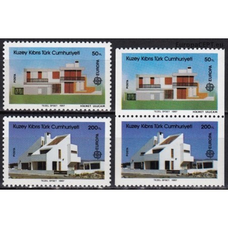 Turkų Kipras 1987. Modernioji architektūra (abu variantai)