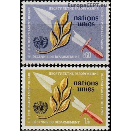 United Nations (Geneva) 1973. Disarmament decade
