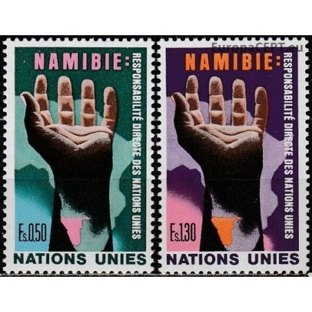 United Nations (Geneva) 1975. Direct administration of Namibia