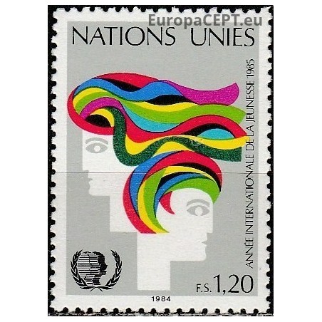United Nations (Geneva) 1984. Int. Year of the Youth