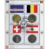 United Nations (Geneva) 2006. National flags and coins
