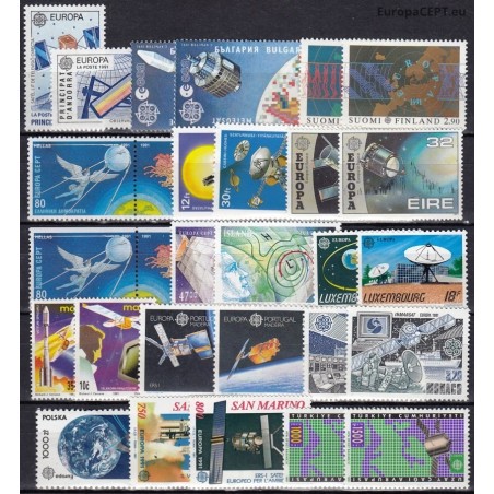 Set of Stamps 1991. European aerospace