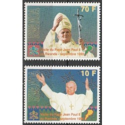 Rwanda 1990. Pope John Paul II