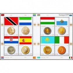 Jungtinės Tautos (Viena) 2007. Nacionalinės vėliavos ir monetos