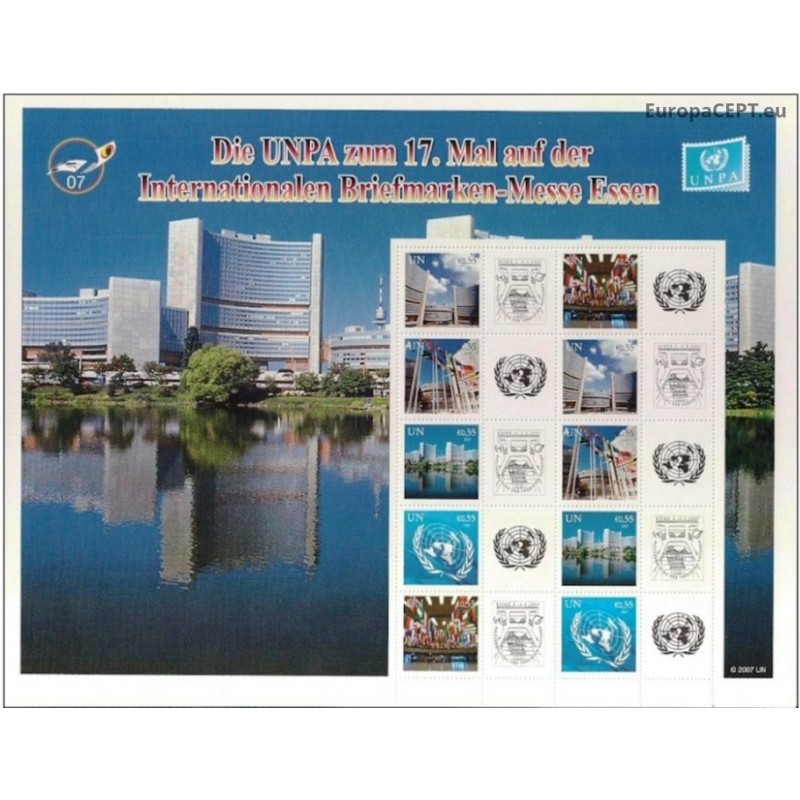 Jungtinės Tautos (Viena) 2007. Jungtinių tautų simboliai - už pusę kainos!
