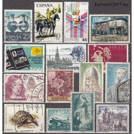 Spain, Set of used stamps III