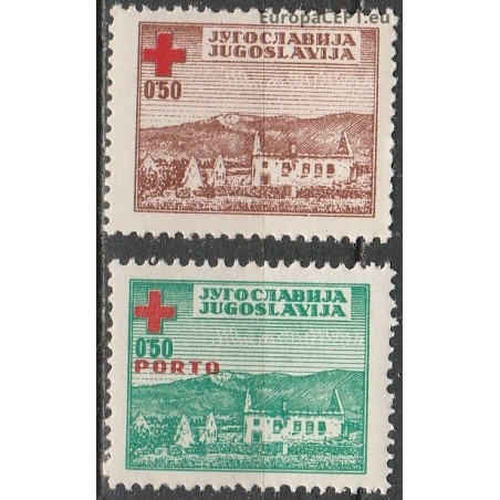 Yugoslavia 1947. Red Cross (charity issues)