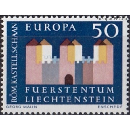 Liechtenstein 1964. Schaan Fortress