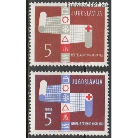 Yugoslavia 1962. Red Cross (charity issues)