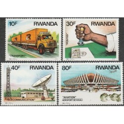 Ruanda 1986. Ryšiai ir transportas