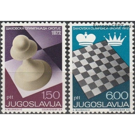 Jugoslavija 1972. Šachmatai