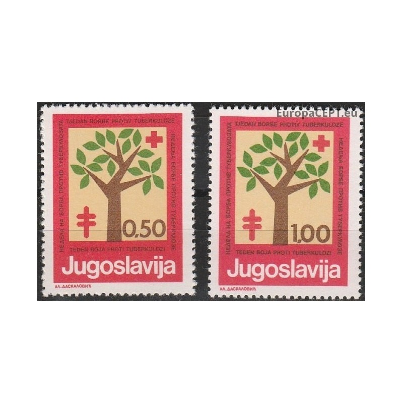 Jugoslavija 1977. Raudonasis Kryžius