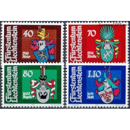 Liechtenstein 1981. Coats of arms