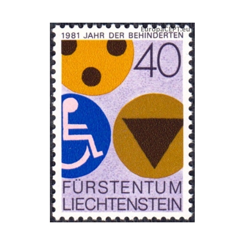 Lichtenšteinas 1981. Tarptautiniai neįgaliųjų metai