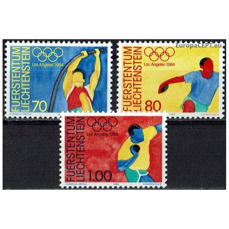 Liechtenstein 1984. Olympic Games Los Angeles