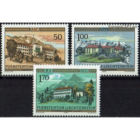 Liechtenstein 1985. Monasteries