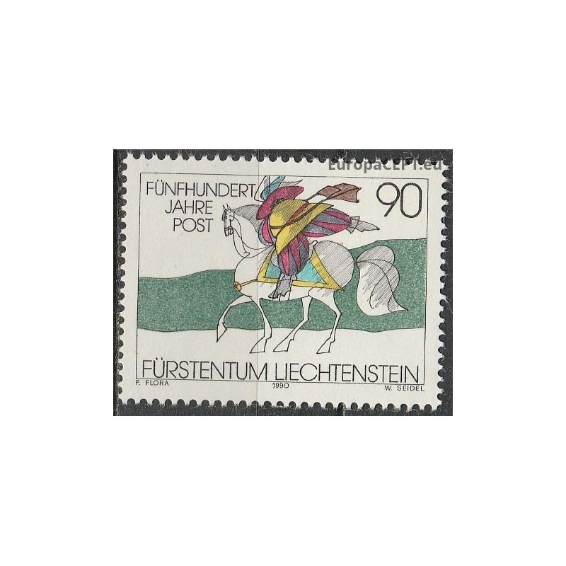 Lichtenšteinas 1990. Pašto istorija