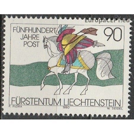 Lichtenšteinas 1990. Pašto istorija