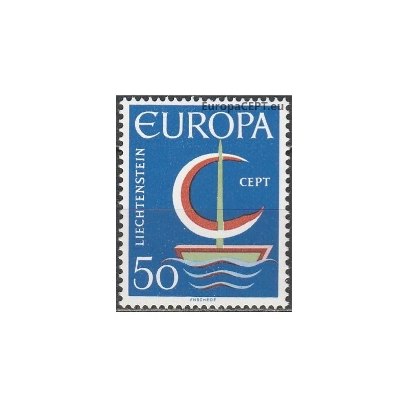 Lichtenšteinas 1966. CEPT: Simbolinis laivelis