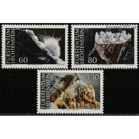 Lichtenšteinas 1994. Mineralai