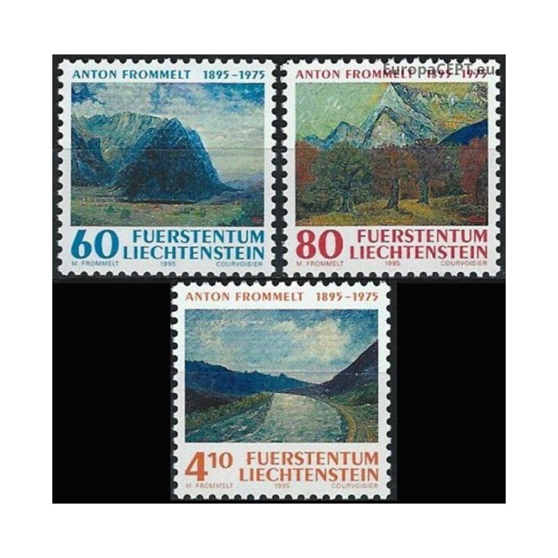 Liechtenstein 1995. Paintings