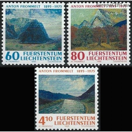 Liechtenstein 1995. Paintings