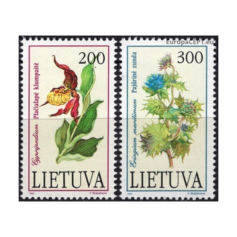 Lietuva 1992. Raudonoji knyga (augalai)