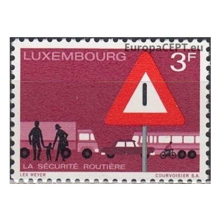 Luxembourg 1970. Road traffic safety