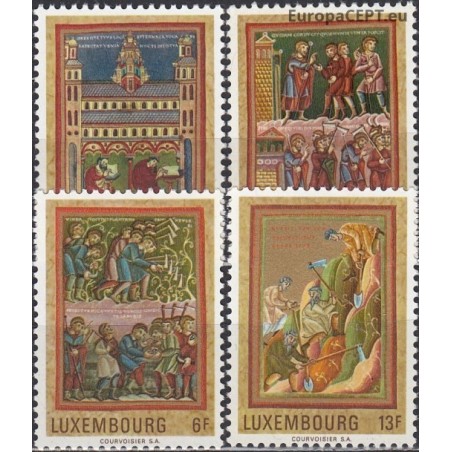 Liuksemburgas 1971. Viduramžių rankraščio iliustracijos