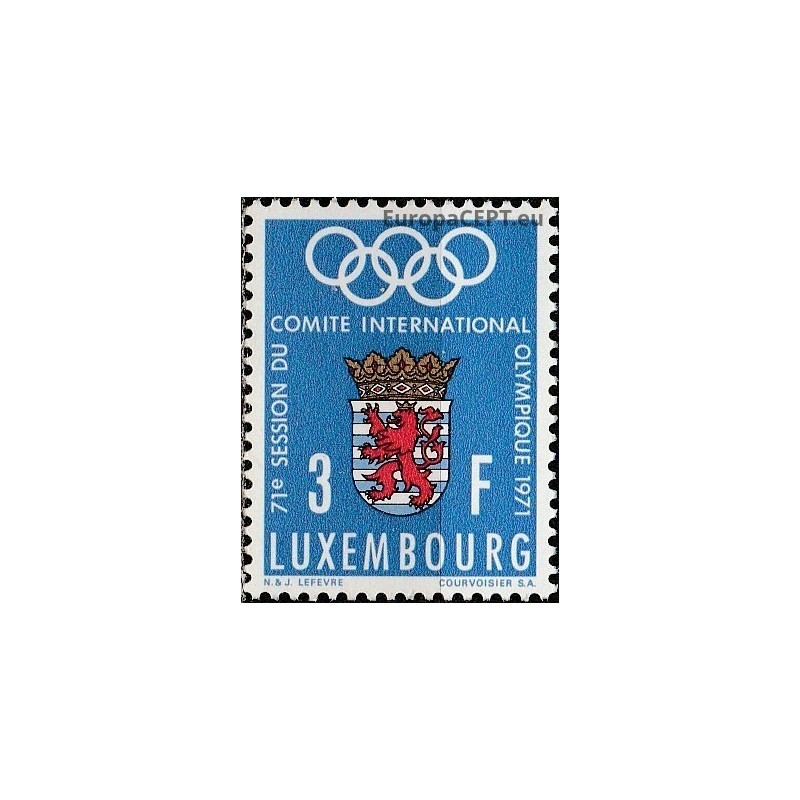 Luxembourg 1971. International Olympic Committee meeting